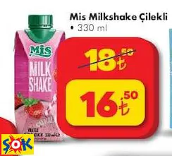 MİS MİLKSHAKE ÇİLEKLİ • 330 ML